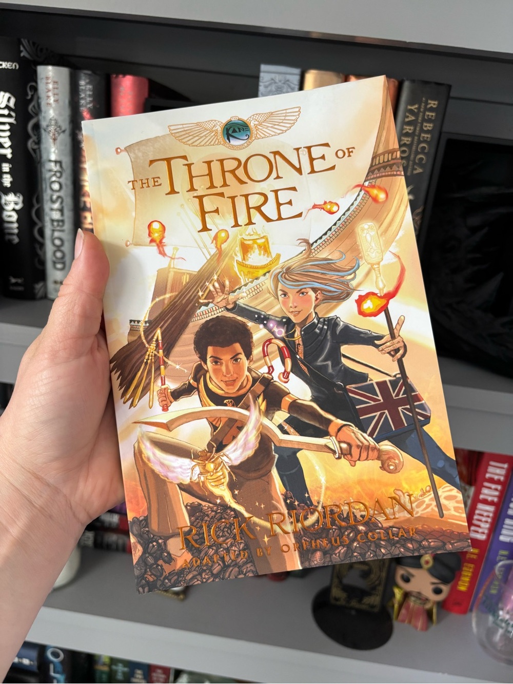 Throne of Fire by Rick Riordan (Graphic Novel)